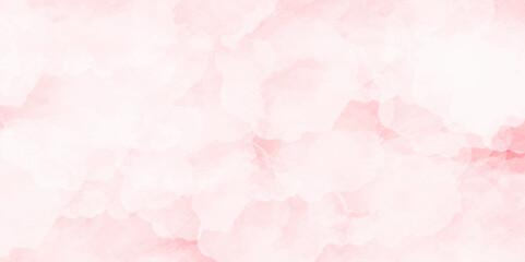 Abstract pink and white background with spotlight border and watercolor painted old grunge or smoke texture. black wall, stone texture for the background. beautiful pink watercolor grunge.