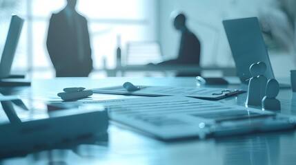 professional financial consulting setting expert advisors assist clients trust and planning highlighted 3d illustration