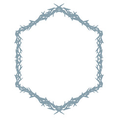 Elegant and realistic frame and hand drawn leaves, design template in line style. Vector background for wedding invitations, greeting cards, social media stories, labels, corporate identities