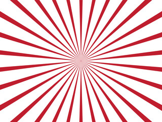 Pink sunburst retro background. Sunburst radial illustration,Red and white rays from the middle.