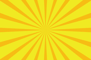 sunburst yellow and orange ray. Sun rays background