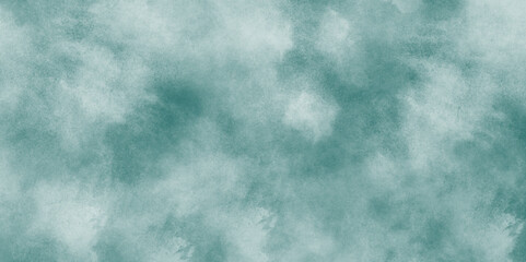 Abstract creative and decorative artistic green blue watercolor background.  Soft cloud in the sky background blue tone for wallpaper, graphics design. presentation and design.abstract backgroun.	
	