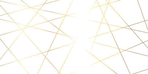 Seamless luxury geometric premium golden random chaotic lines on transparent background. Luxury banner presentation gold line vector, illustration.