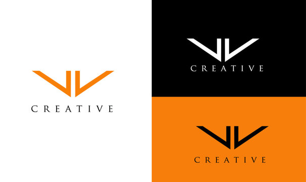 VV Letters Logo, VV logo flat ,FF logo type ,VV logo type face ,Vv logo png