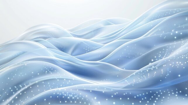 3D abstract wavy dot science modern buissness background