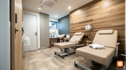 Hospital clinic illustration generated by ai