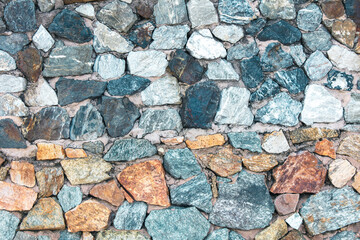 Wall made of natural stone as an abstract background. Texture