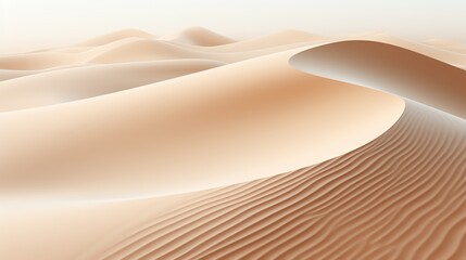 Abstract view of a sand dune in the desert.