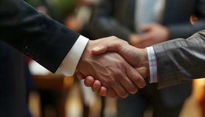 businessmen shaking hands