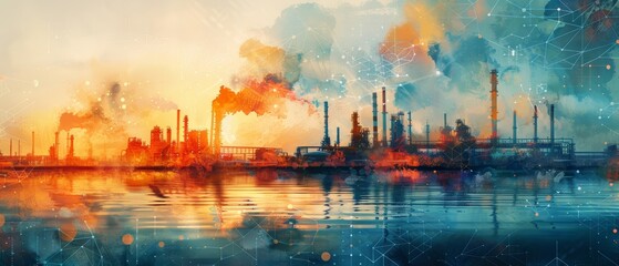 Obraz premium Wide-angle view