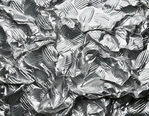 silver foil texture background, Aluminium foil, grey metallic surface foil, copy space, banner