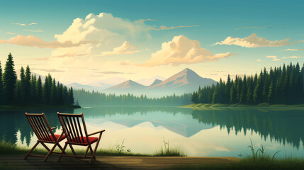 generated illustration of national lazy day background on 10th August