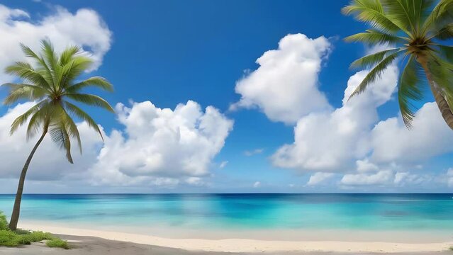 青い海と空/南国