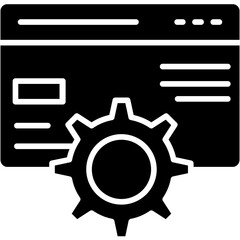 Browser Setting vector design logo icon.svg