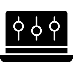 Control Panel vector design logo icon.svg