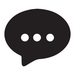 Message icon vector set. Chat illustration sign collection. Forum symbol. Communication logo.