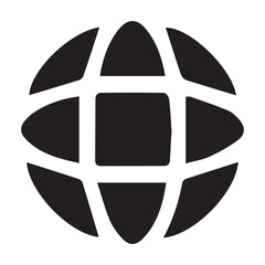 Contact information icons, vector for business card and website