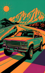 Sunset Adventure | Desert Drive Challenge | Off-road 4 X 4