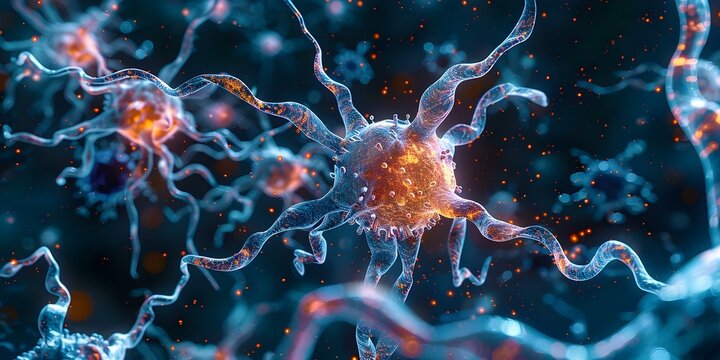 Harnessing the Healing Power of Immunotherapy: Using the Body's Immune System to Fight Diseases. Concept Immunotherapy, Healing Power, Body's Immune System, Fight Diseases