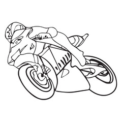 motorbike icon vectors illustration