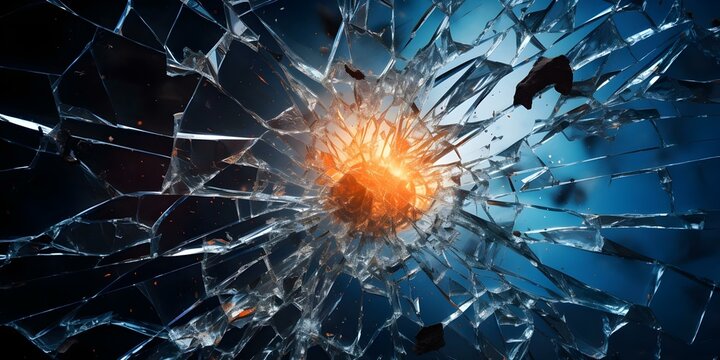 Shattered dreams and chaos: The disorienting aftermath of an explosive impact. Concept Disaster aftermath, Explosive impact, Shattered dreams, Chaos, Rebuilding efforts