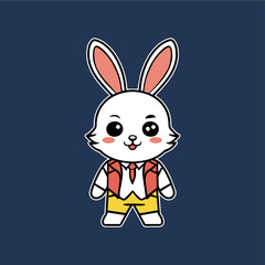 Logo ludique avec un personnage animal