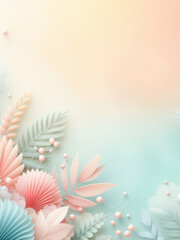 Obraz premium Abstract soft floral background.AI