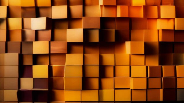 Brown Cartboard Boxes Timelapse Motion Graphics Animation