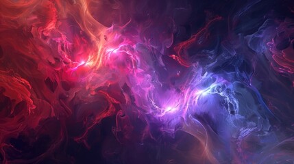 Fractal background in an abstract style