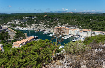 Obraz premium Korsika - Bonifacio - Yachthafen