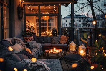 A romentic fire place