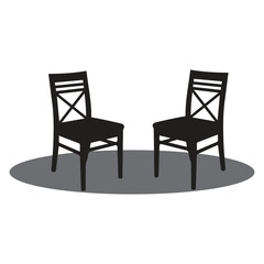 chair icon vectors illustration symbol design