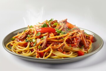 Delicious Barbecue Spaghetti with Irresistible Aromas