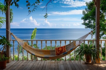 hammock on the beach