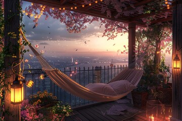 hammock on the beach