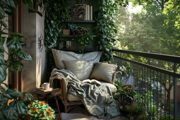 bed with pillows