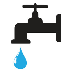 water faucet icon vectors illustration symbol design
