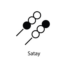 Satay vector icon
