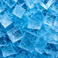 Obraz premium square ice background
