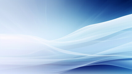 Blue and grey glossy abstract tech banner design. Modern abstract blue background design with layers of transparent material in shapes in random geometric patterns.