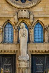 Notre Dame de Luxembourg Cathedral is a Roman Catholic cathedral. Cathedral was built between 1613 and 1621 by the Jesuits. Luxembourg City. Grand Duchy of Luxembourg.