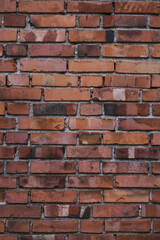 red brick wall