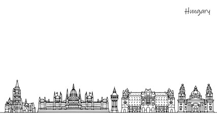 Obraz premium Sights of Hungary