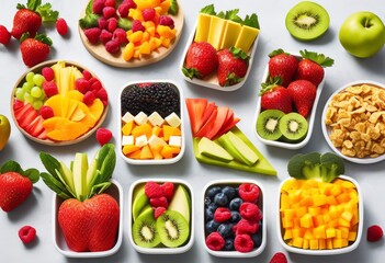 colorful nutritious snack ideas promote healthy eating habits, kids, fruits, vegetables, tasty, options, fun, creative, delicious, balanced, variety, school,