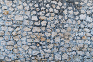 Texture of an old wall made from stone