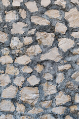 Texture of an old wall made from stone