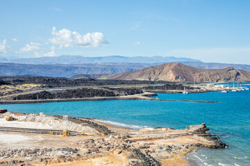 Fototapeta premium Port de Goubet, salt mines port terminal , Tajourah region, Djibouti, Horn of Africa