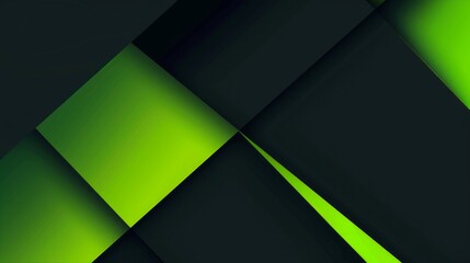 Obraz premium Stacked blocks in gray and metallic green. An abstract background for your modern and dynamic themed design.