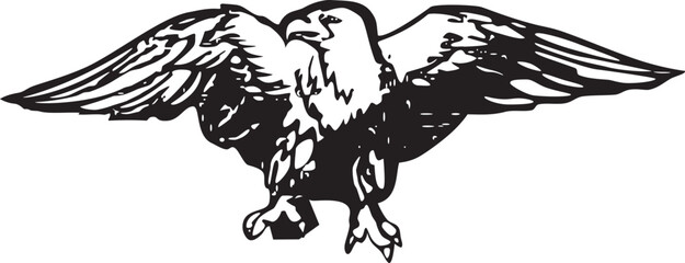 eagle with wings