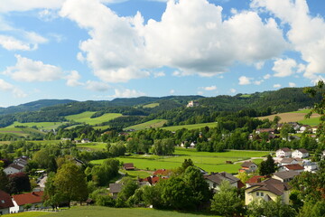 Fototapeta premium Krumbach, Bucklige Welt in Niederösterreich